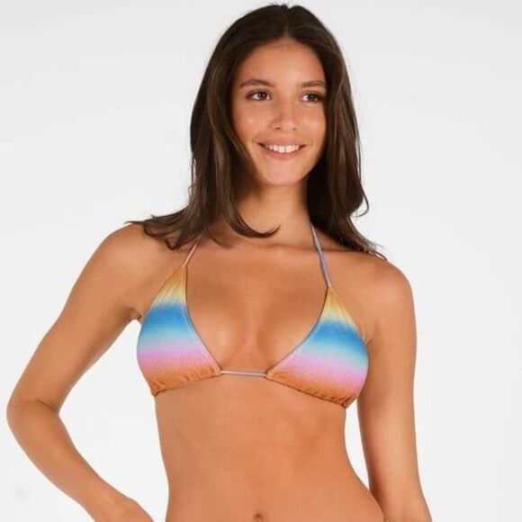 NWT Blackbough Martini Triangle Top in Sunset Shimmer Size Medium - Picture 2 of 6